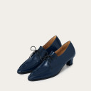 Edith Heels, navy gloss